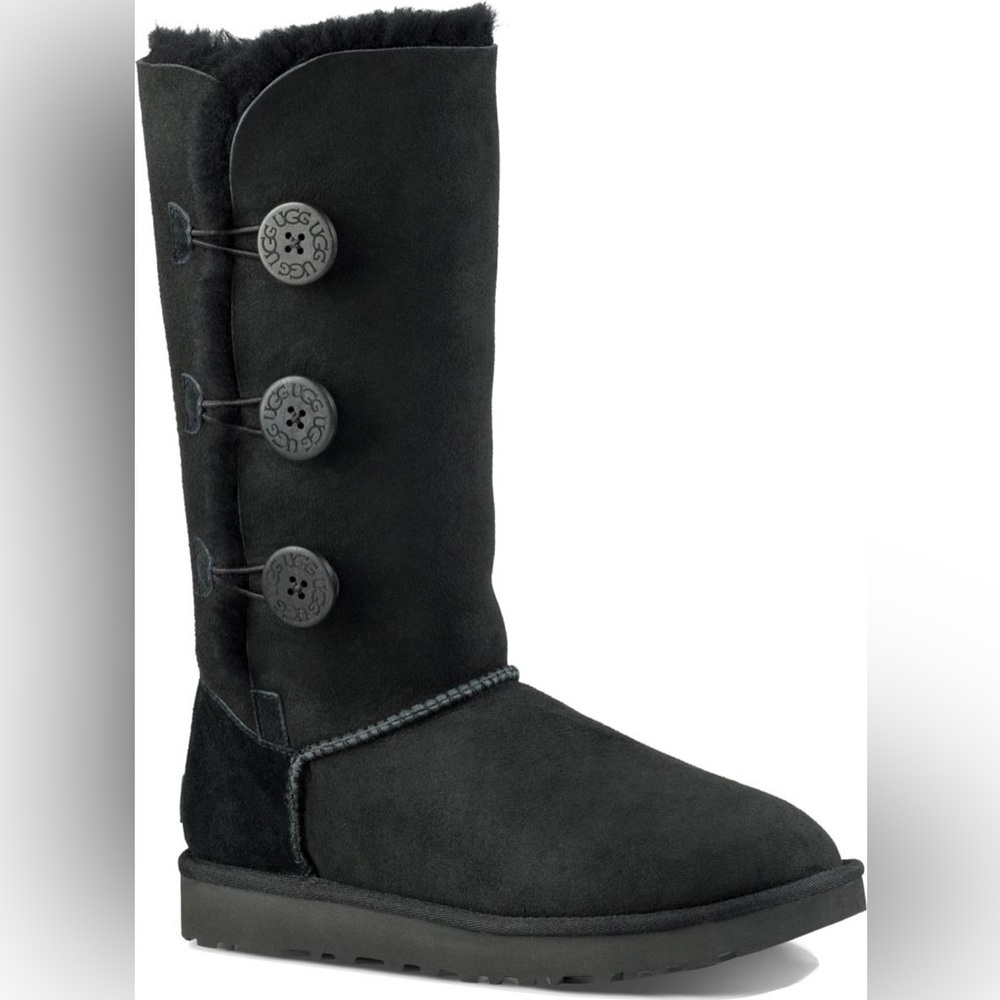 UGG Black Bailey Button Tall Boots